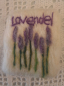 Preview: "Lavendel"- Eingefilzte-Pflanzenöl Seifen