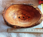 Preview: Seifenschale Olivenholz - RUSTIKAL mittel (L ca. 12-14cm)