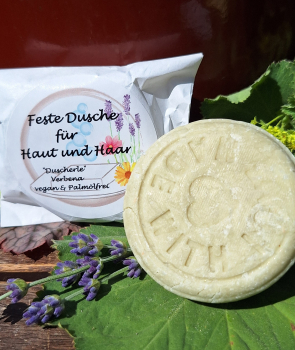 Festes Duschgel (Duscherle Verbena) - 80 Gramm