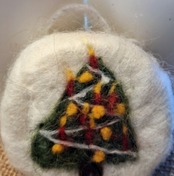 Weihnachts Seife Zimtäpfelchen eingefilzt - mehrere Motive