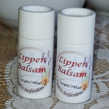 Lippenbalsam mit Ringelblume als Stick, vegan