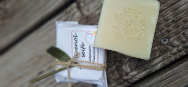 Olivenölseife (handgefertigte Hand- und Duschseife) - vegan