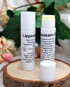 Lippenbalsam mit Ringelblume als Stick, vegan, palmölfrei