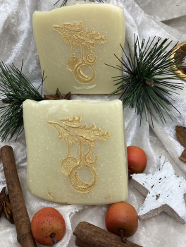 Zimtäpfelchen handgemachte Pflanzenölseife