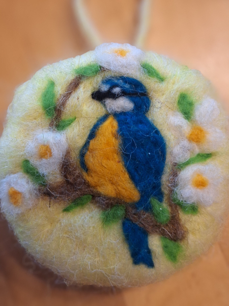 Eingefilzte Seife  -  Vögel verschiedene Motive
