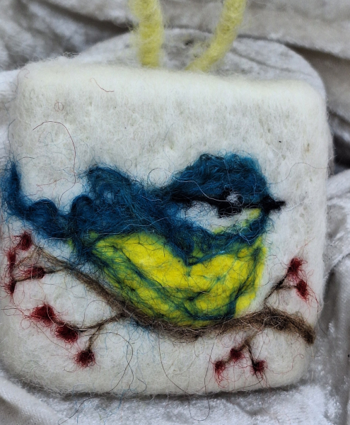 Eingefilzte Seife mit Minion