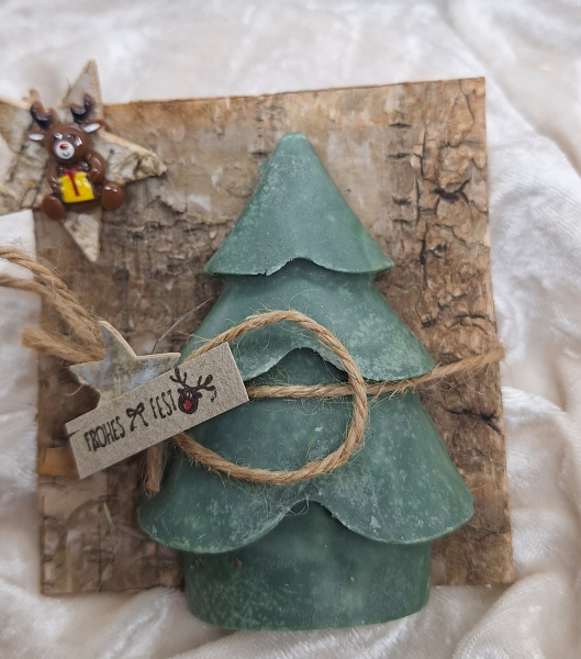 Bäumchen auf Birkenholz Zimtäpfelchenduft