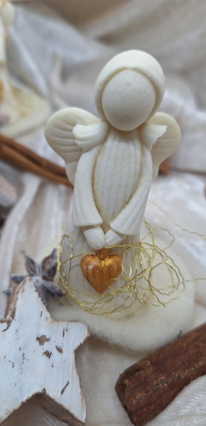 Weihnachtsseife Zimtäpfelchen filigraner Engel