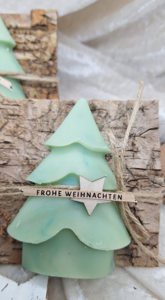 Bäumchen auf Birkenholz Zimtäpfelchenduft