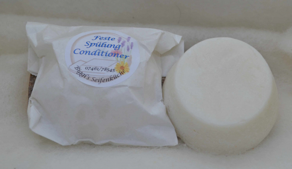 Solid Hair Conditioner/ Feste Haarspülung, palmölfrei - 30 Gramm