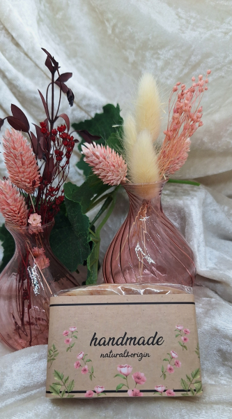 Gartenrose, Hand und Duschseife, schönes Geschenk