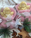 Pflanzenölseife, weihnachtliches Motiv Engelchen